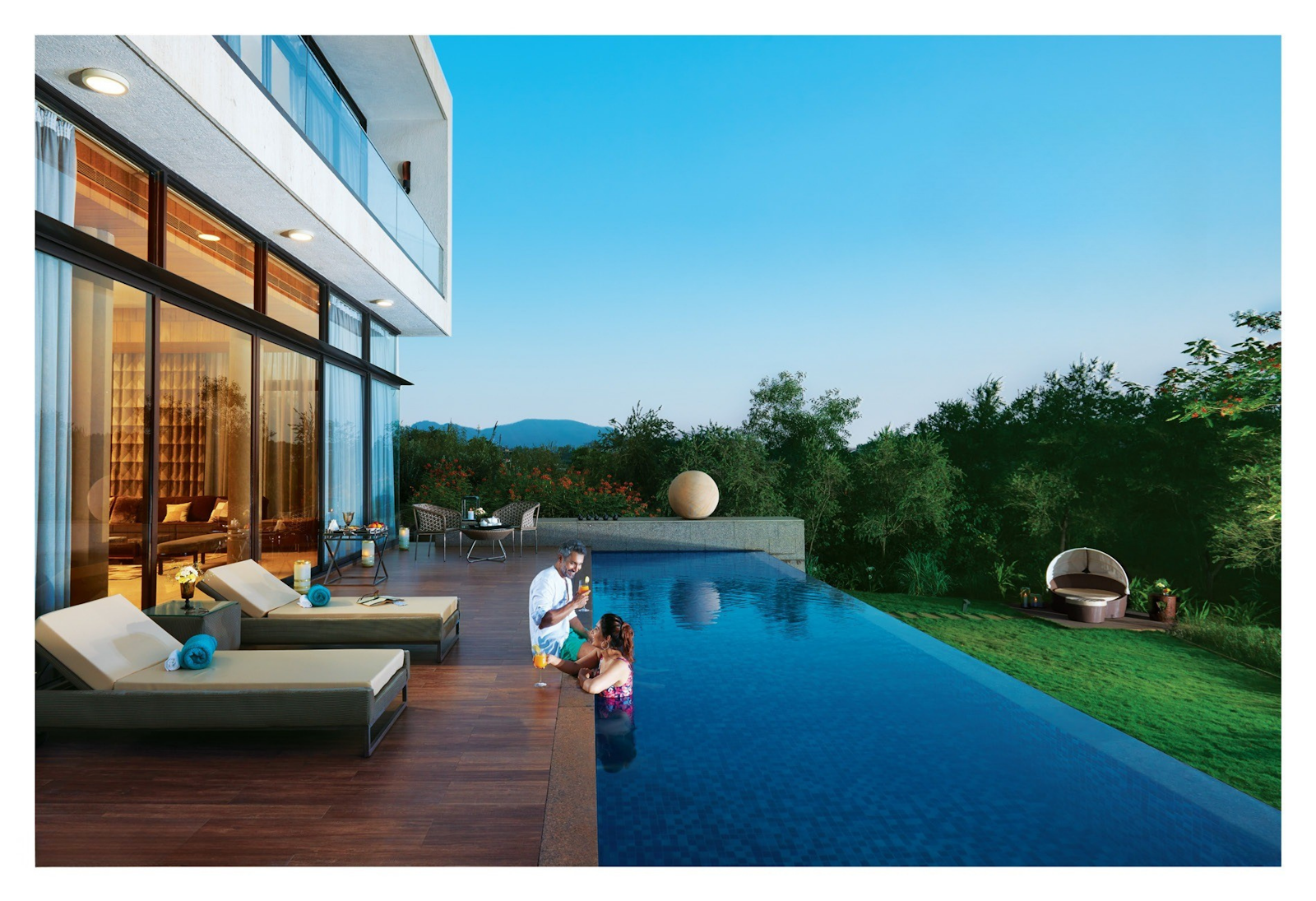 Private Plunge Pool with Deck